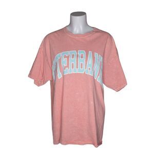 Altar'd State Outerbanks Tee Coral Oversized Boyfriend Fit Womens L/XL